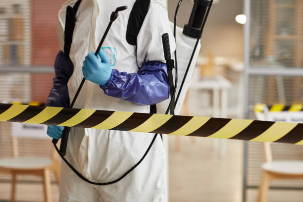 Professional Biohazard Cleanup technician working in Huntington, AR